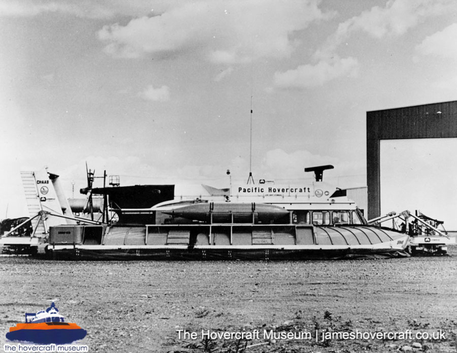 SRN6 with Pacific Hovercraft -  (credit: The Hovercraft Museum Trust).
